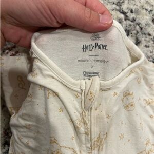 Harry Potter Baby Sleeper with Gold Accents
